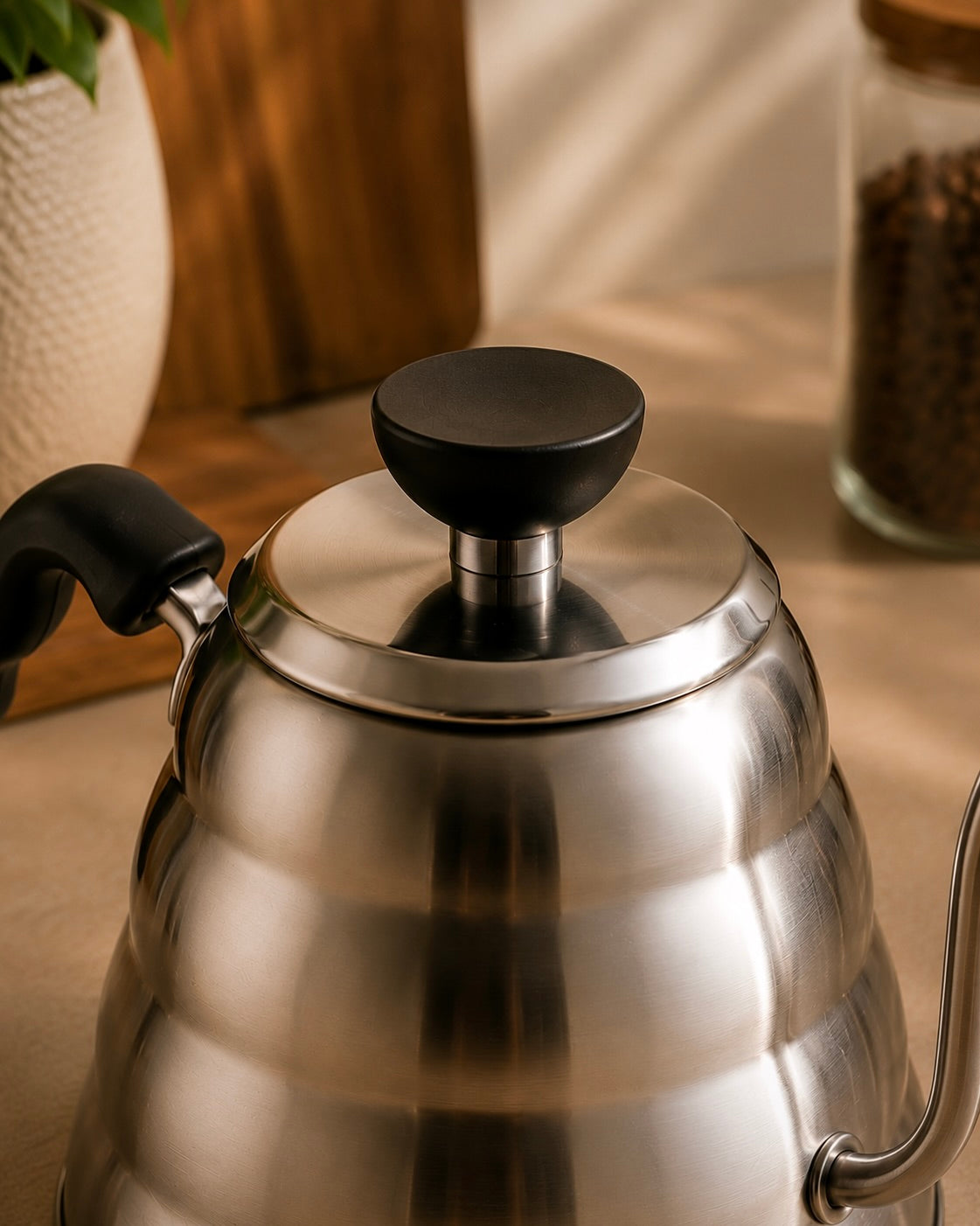 Paslanmaz Çelik Pour Over Kettle 1200 ML