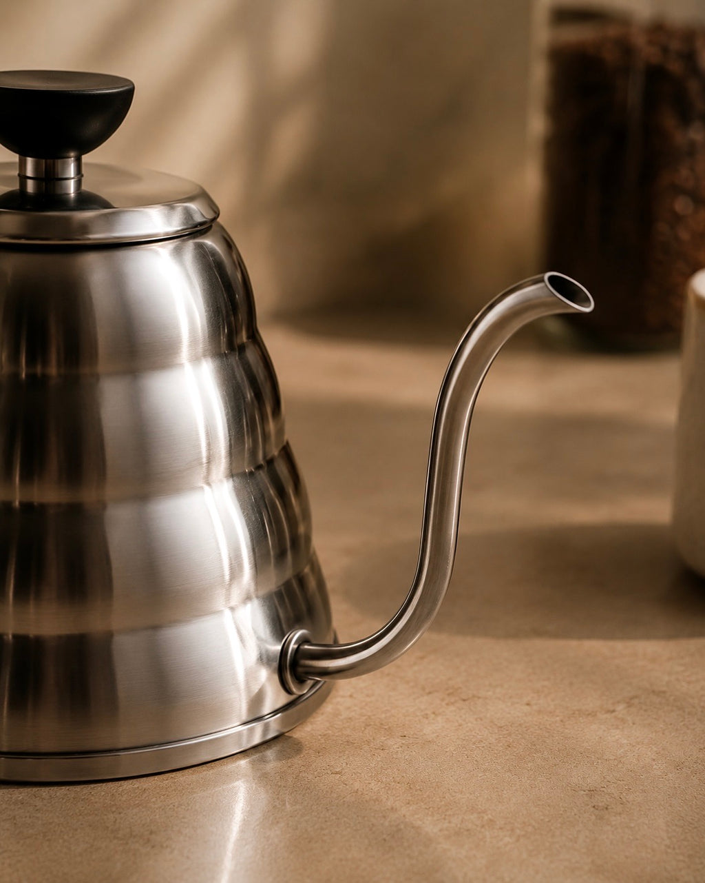 Paslanmaz Çelik Pour Over Kettle 1200 ML