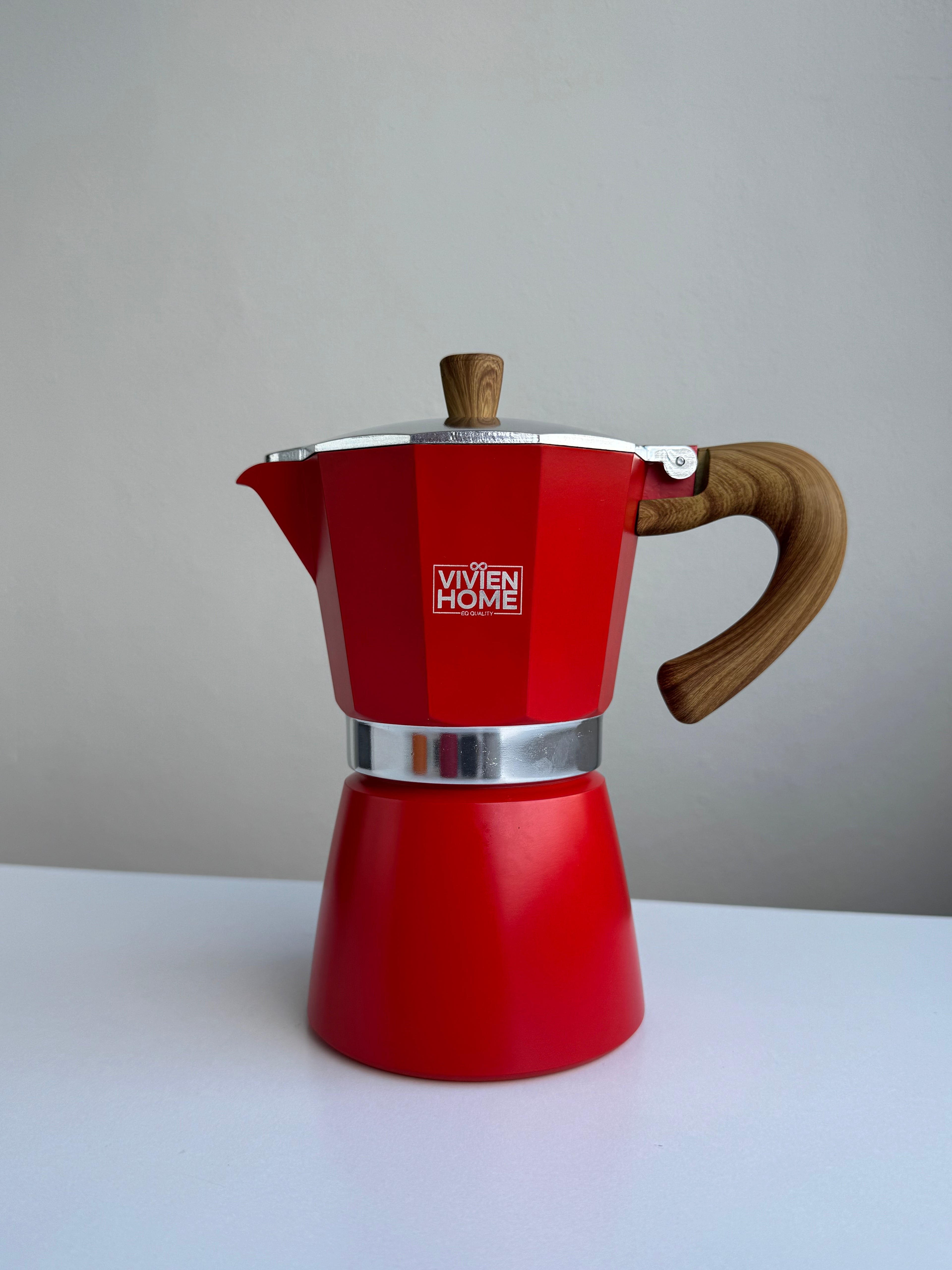 Alüminyum Moka Pot | Ahşap Saplı