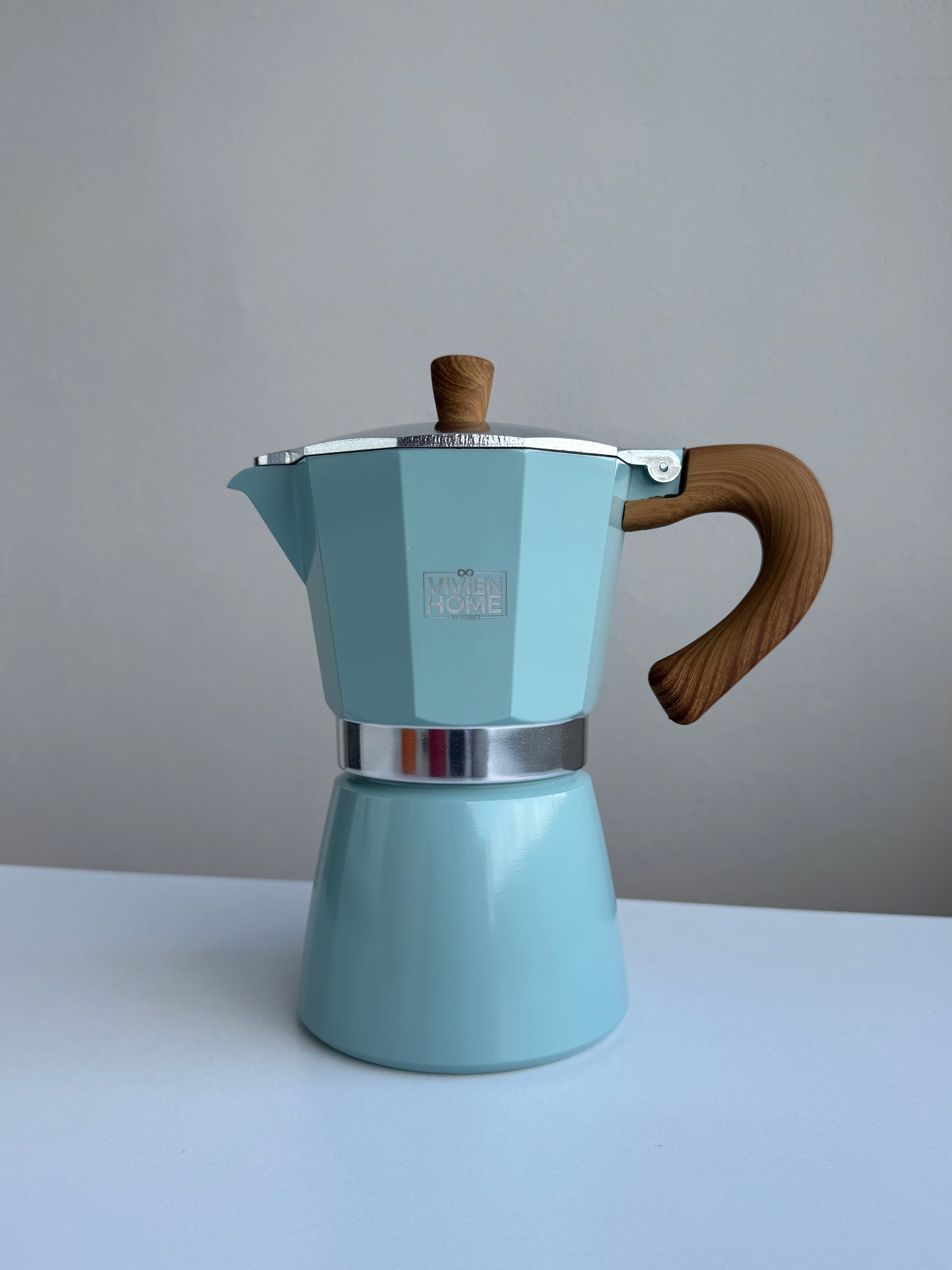 Alüminyum Moka Pot | Ahşap Saplı