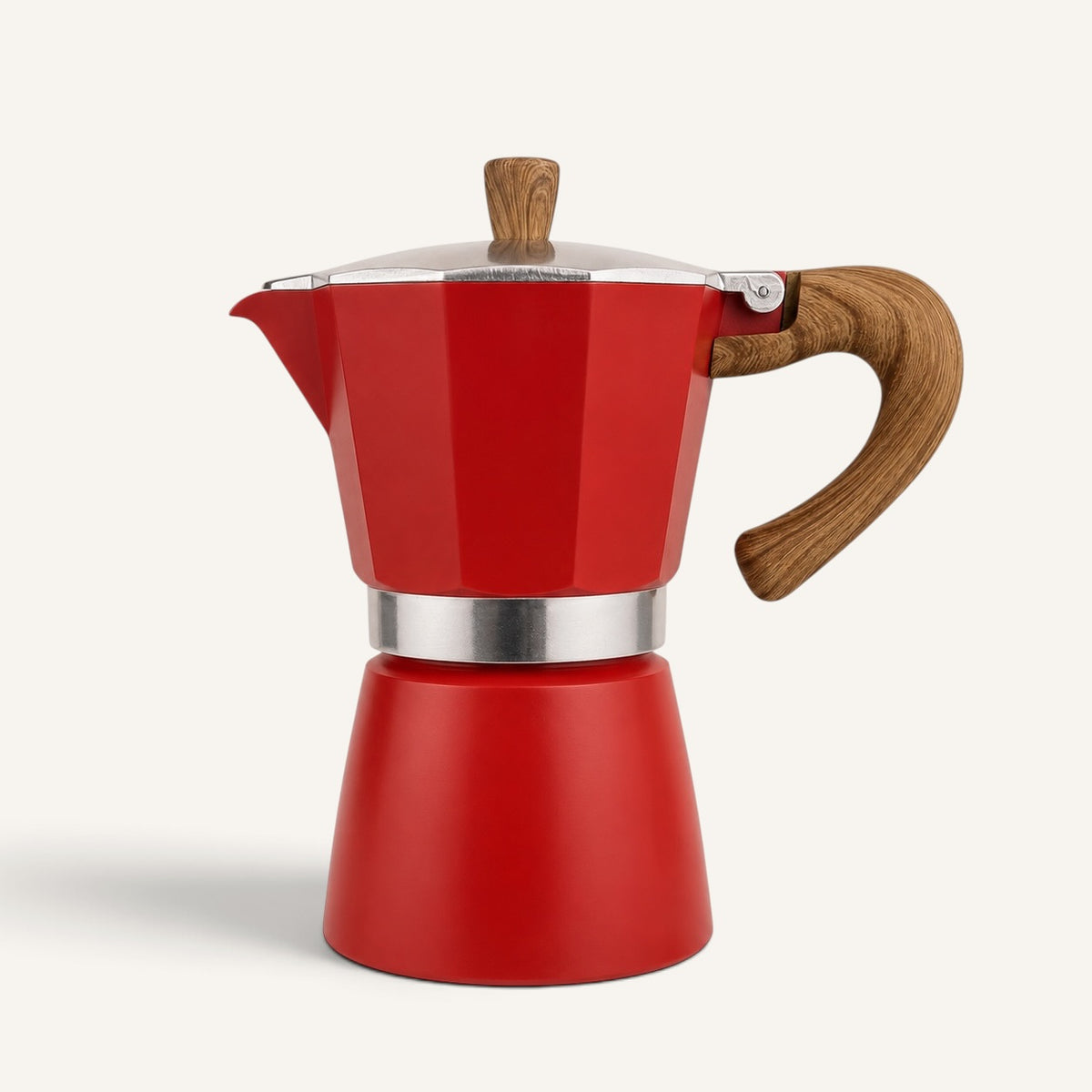 Alüminyum Moka Pot | Ahşap Saplı