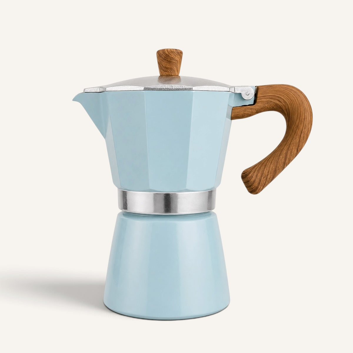 Alüminyum Moka Pot | Ahşap Saplı