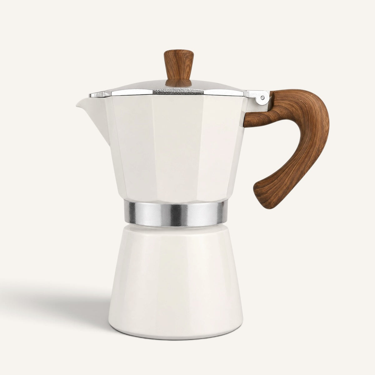 Alüminyum Moka Pot | Ahşap Saplı